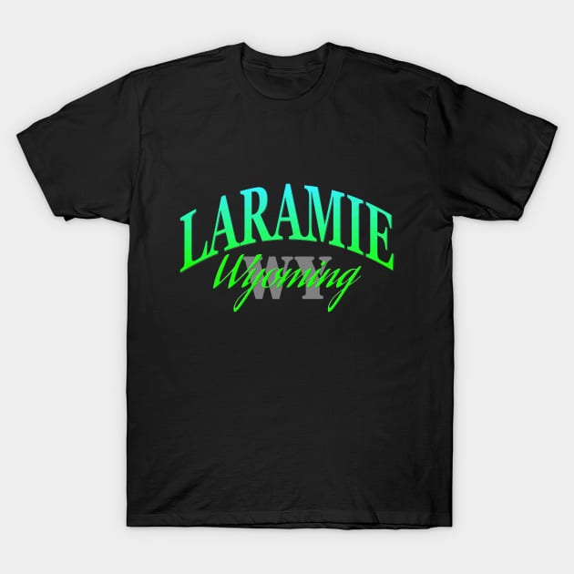 City Pride: Laramie, Wyoming T-Shirt by Naves